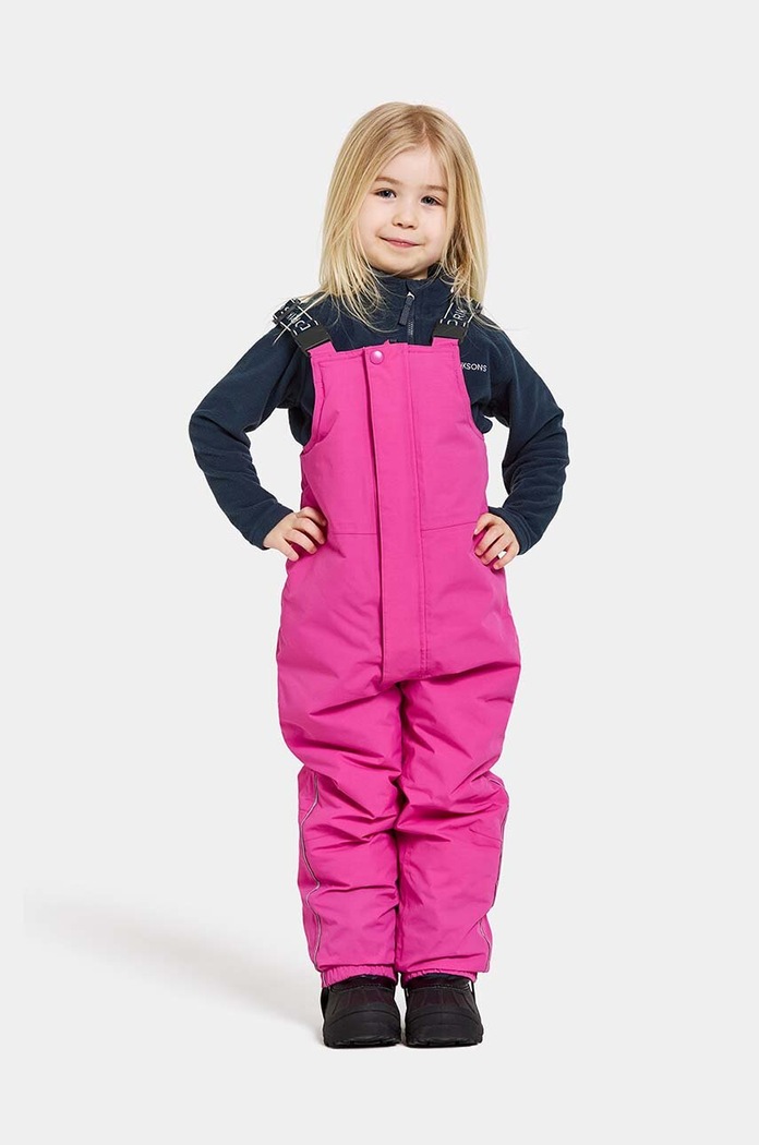 Detské lyžiarske nohavice Didriksons TARFALA KIDS PANTS látka ružová 504974