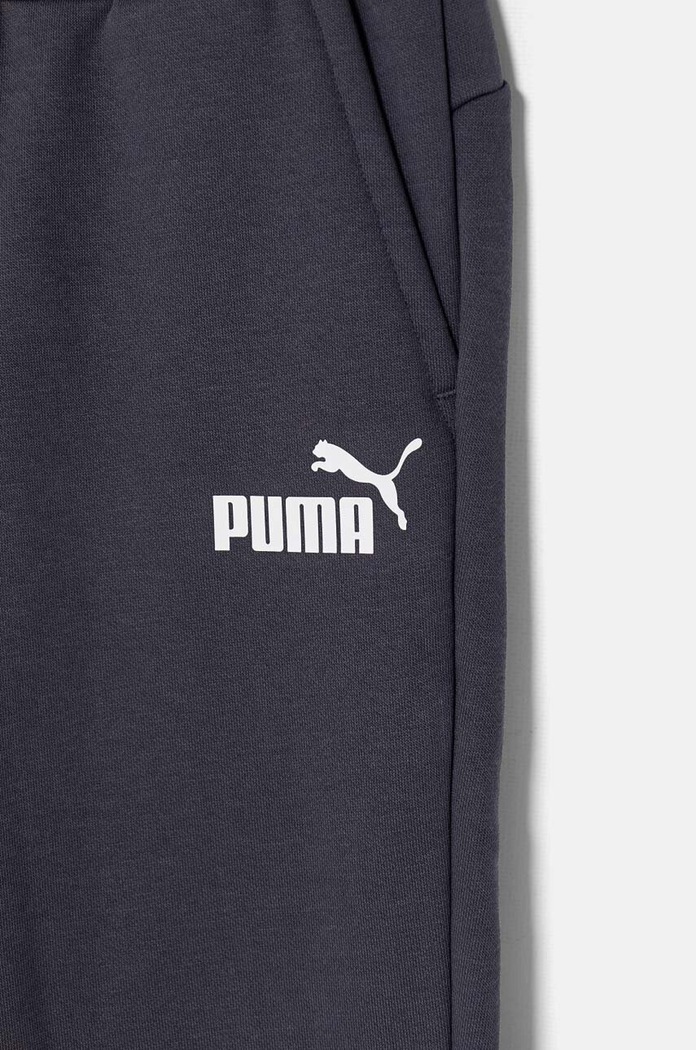 Мальчик Детские спортивные штаны Puma ESS Logo Pants FL cl B 586973 серый
