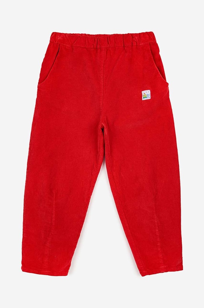 Bobo Choses Dětské tepláky Bobo Choses 223FC006 červená AW23