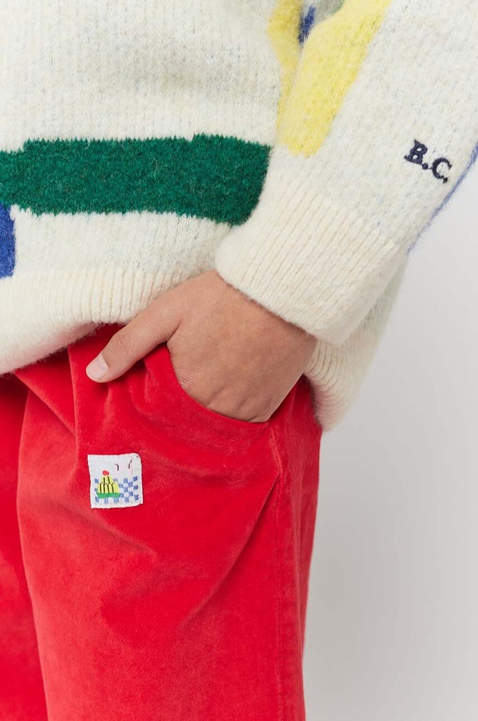 Dětské tepláky Bobo Choses Bobo Choses červená 223FC006