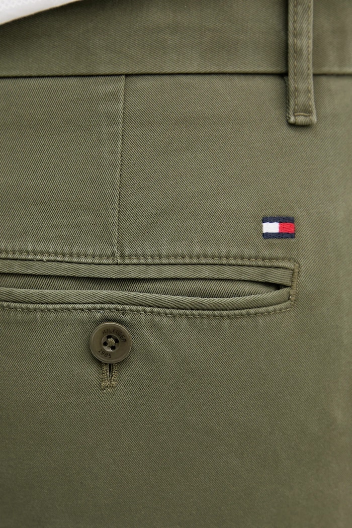 Kalhoty Tommy Hilfiger zelená MW0MW26619