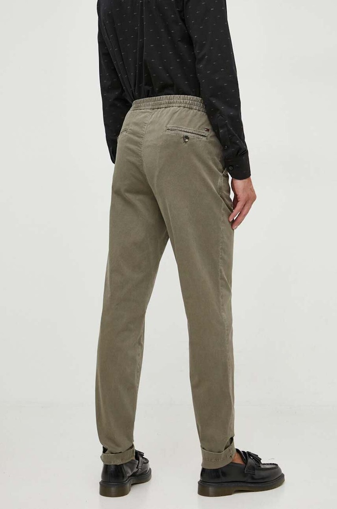 Tommy Hilfiger spodnie MW0MW32131 zielony AW23
