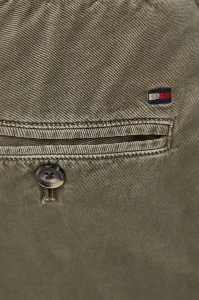 Odzież Tommy Hilfiger spodnie MW0MW32131 zielony
