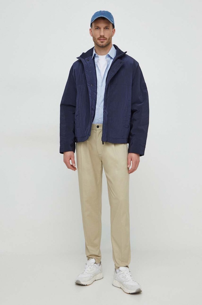 Calvin Klein spodnie K10K111490 beżowy AW23