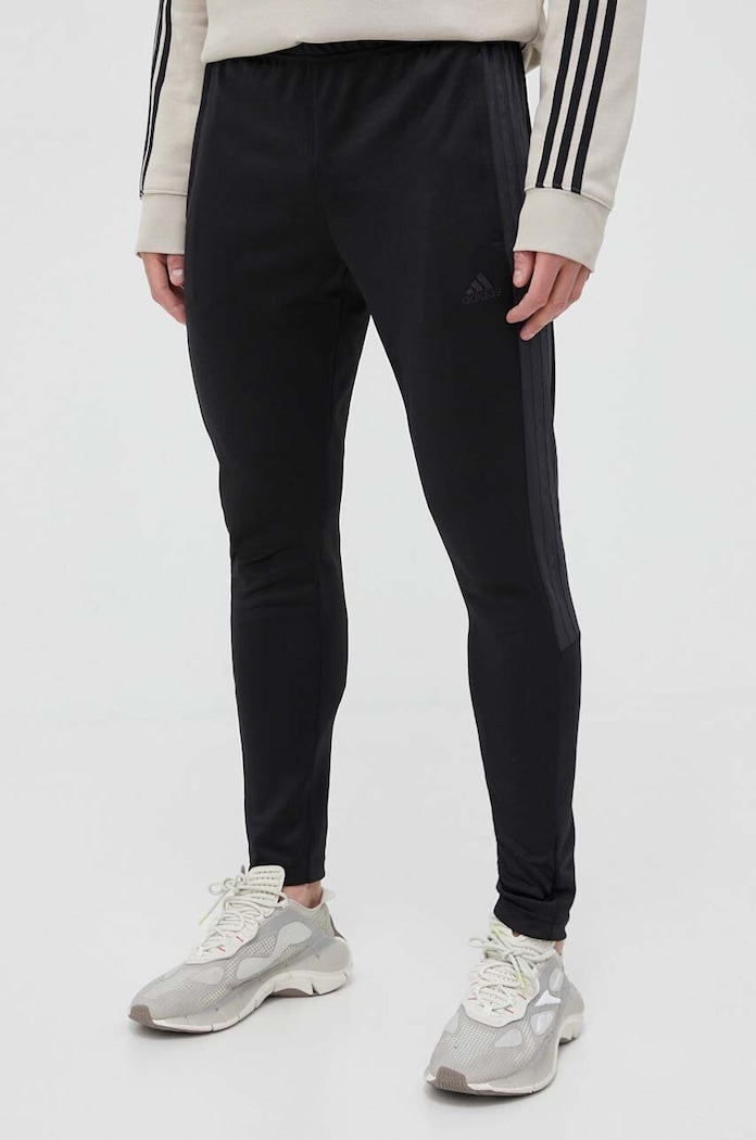 Tepláky adidas pletenina čierna IM2899