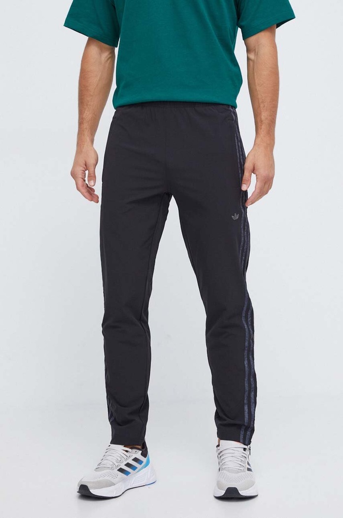 Tepláky adidas Originals látka černá IL4981