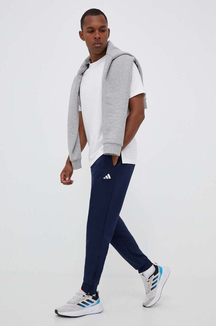 adidas Performance edzőnadrág Club Teamwear sima sötétkék IJ4859