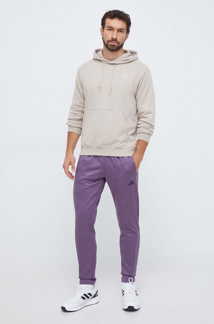 adidas Pantaloni de trening IJ6436 violet AW23