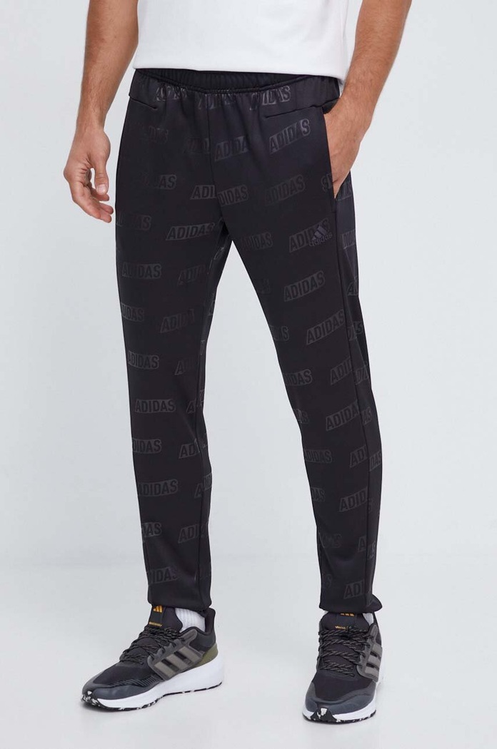 Tepláky adidas pletenina čierna IJ6437