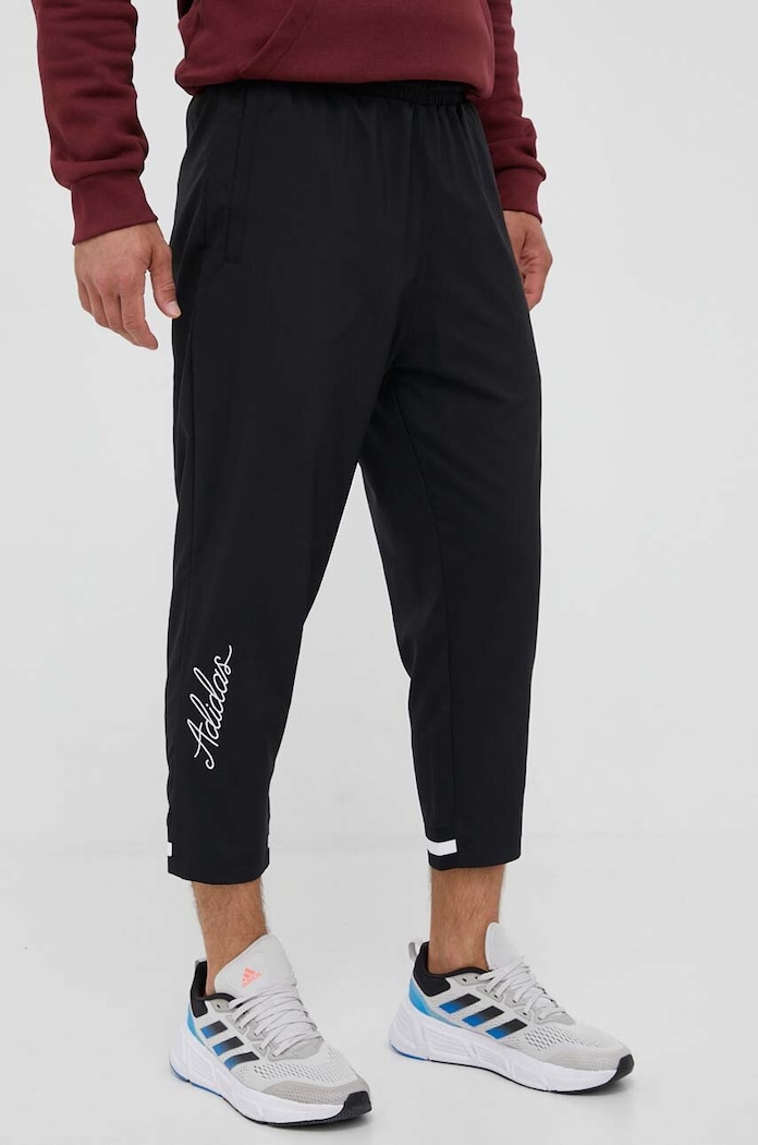 Спортивные штаны adidas ткань чёрный IJ6444
