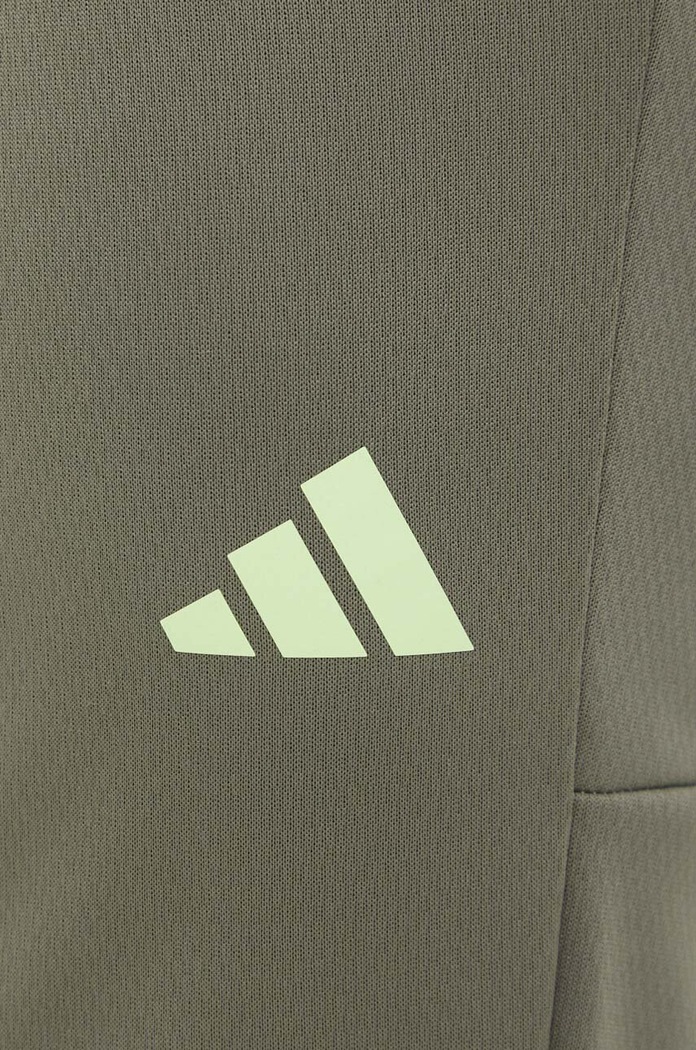 Tréningové nohavice adidas Performance Train Essentials Seasonal zelená IJ9611