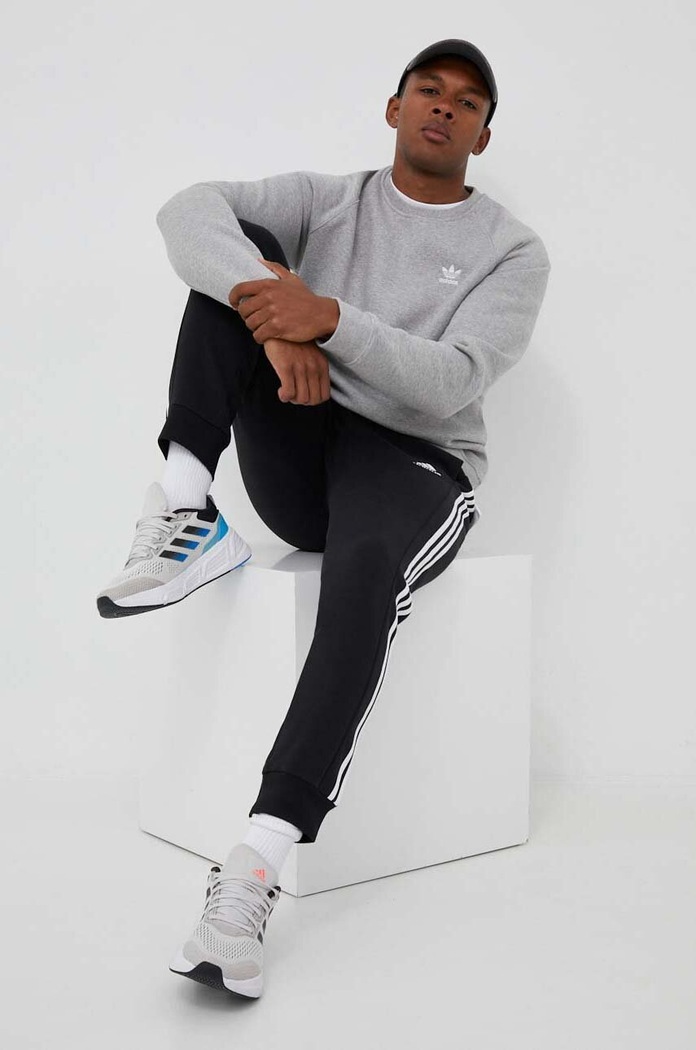 Tepláky adidas pletenina černá IB4030