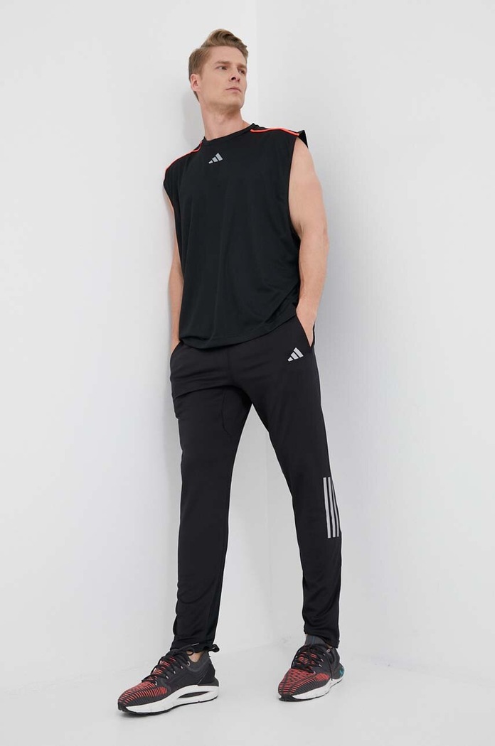 Hlače za tek adidas Performance Own the Run HN0806 črna AW25