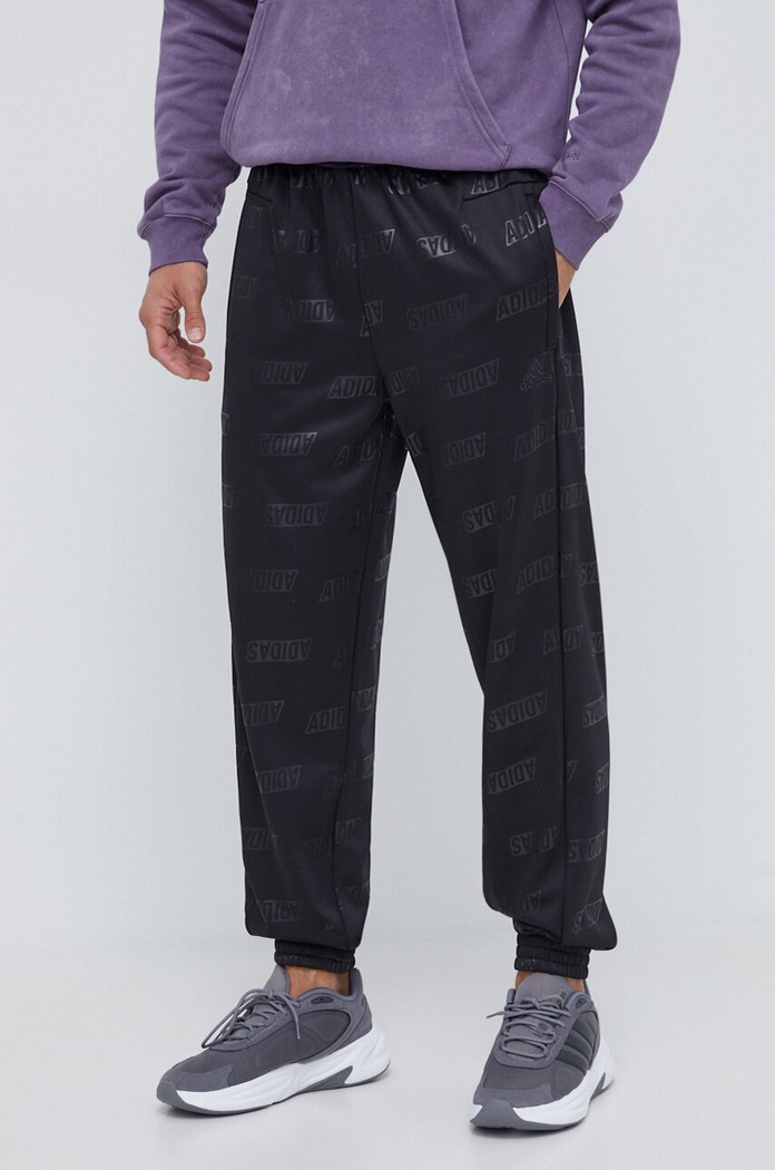 Спортивные штаны adidas трикотаж чёрный HY1280
