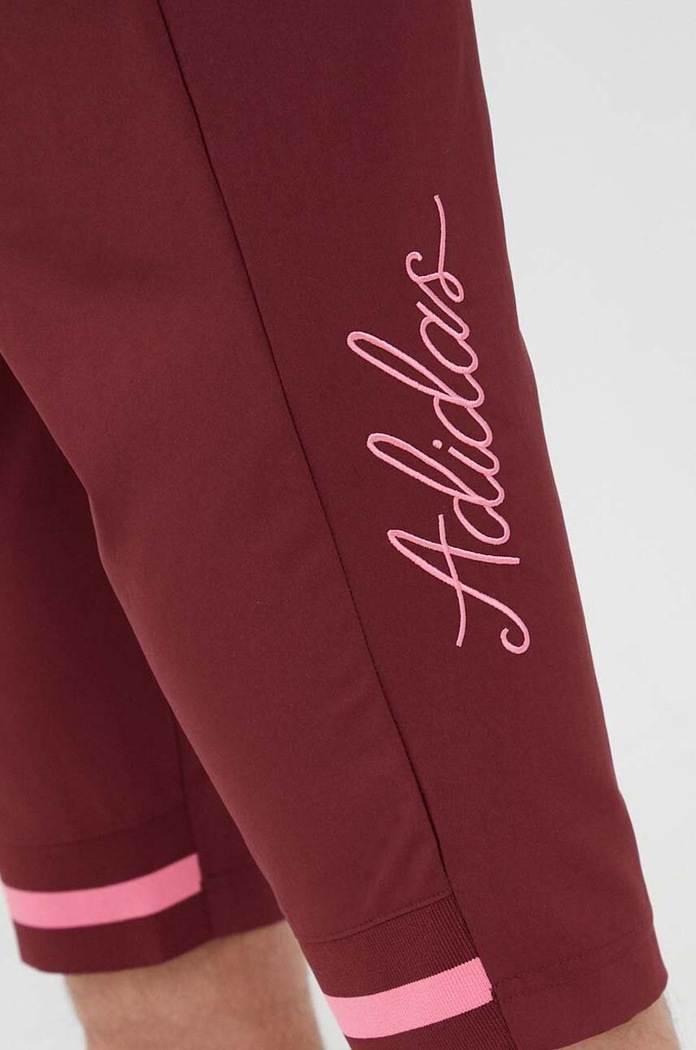 Ruházat adidas nadrág HY1289 burgundia