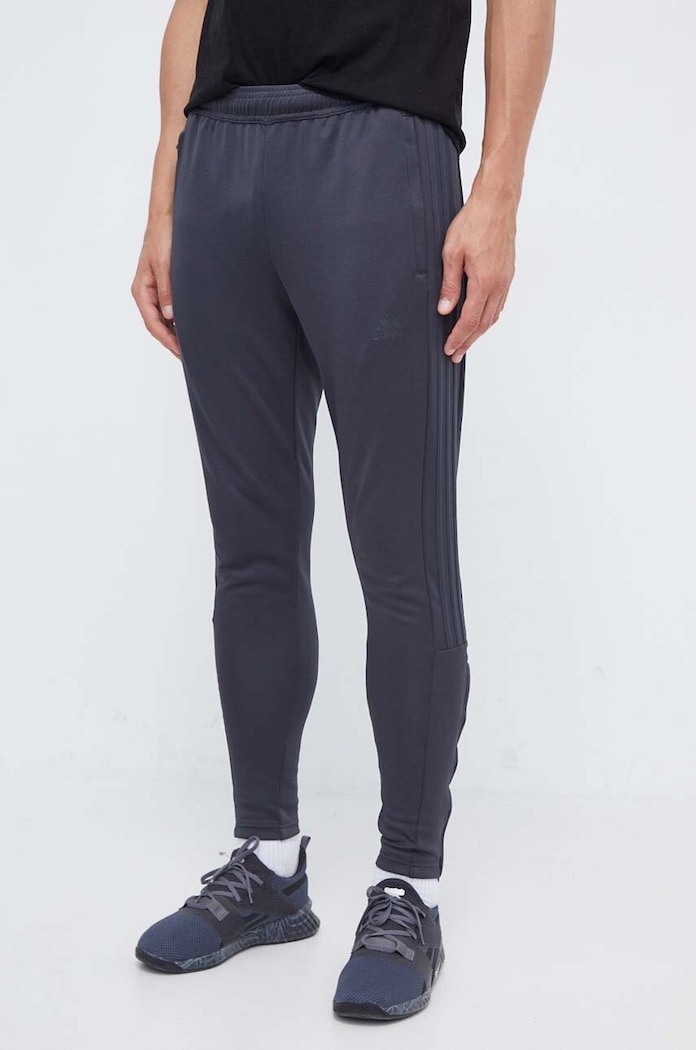 Tepláky adidas pletenina šedá IA3065