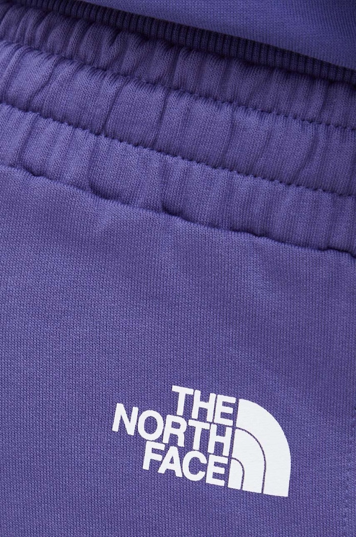 The North Face spodnie dresowe bawełniane fioletowy NF0A4M7LI0D1