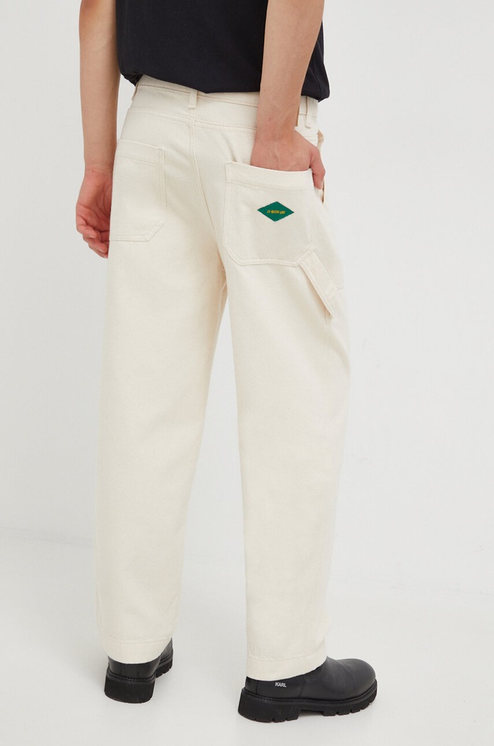Îmbrăcăminte American Vintage Jeansi MSPY11BH23 bej