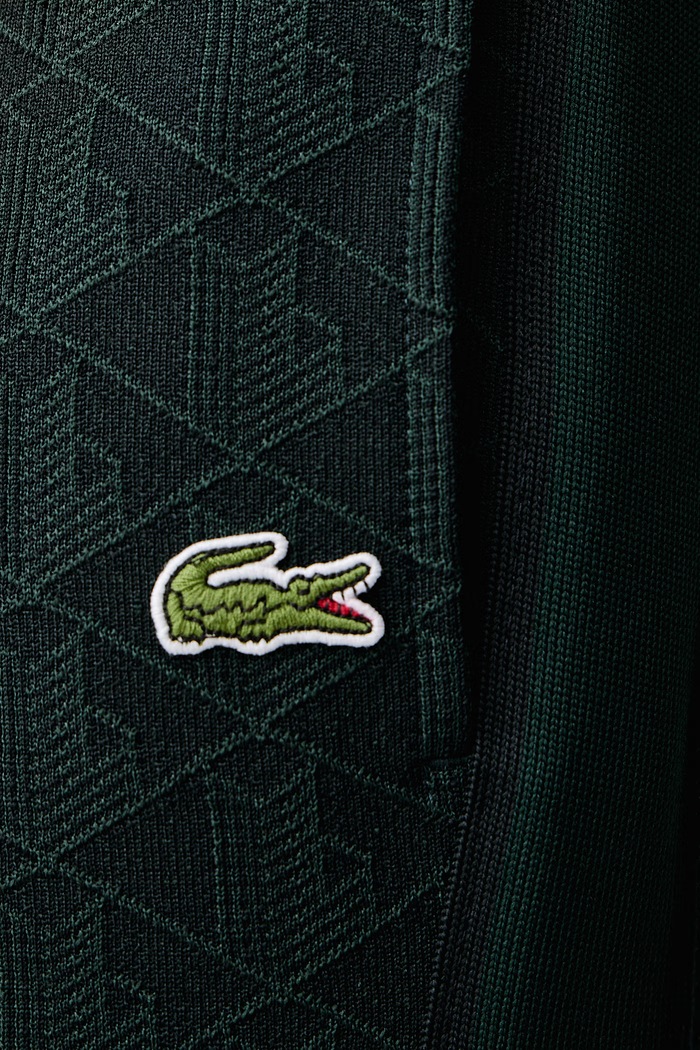 Odzież Lacoste Spodnie dresowe męskie z bawełną XH1440 zielony