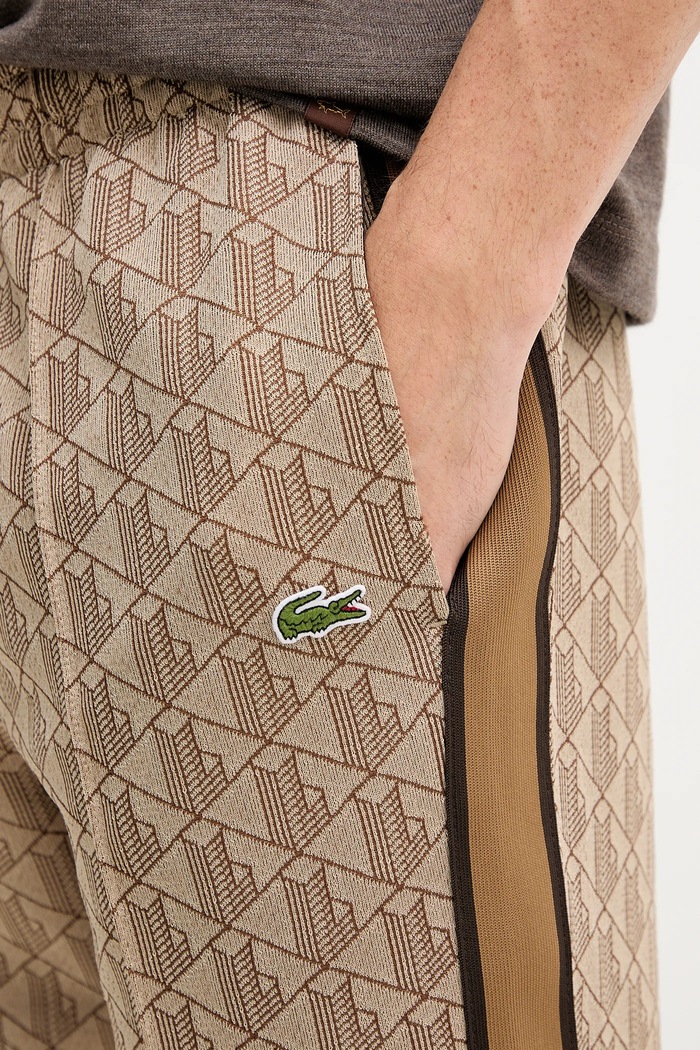 Lacoste trenirka moška z bombažem bež XH1440