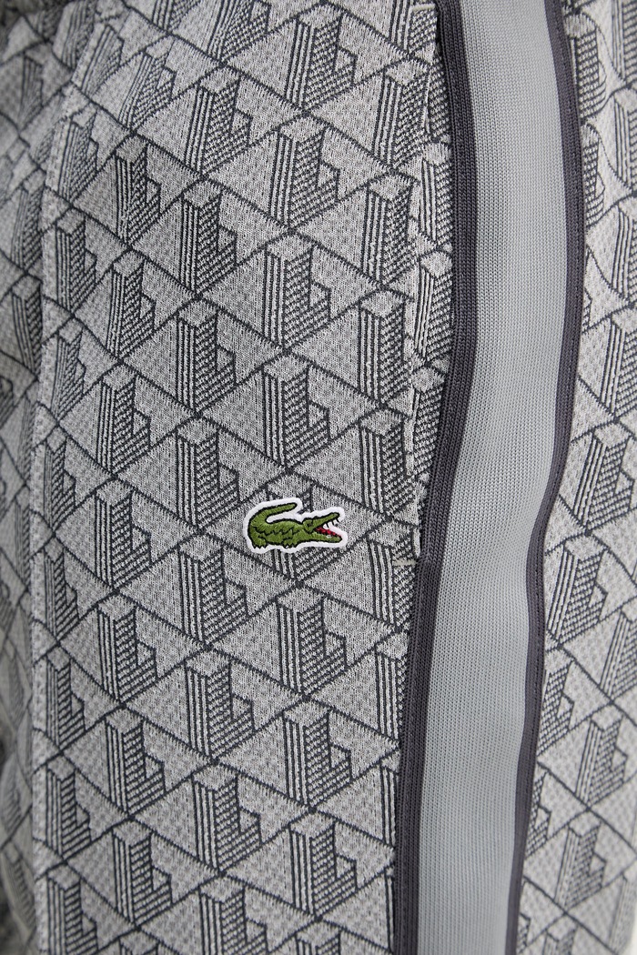 Lacoste teplákové nohavice pánske s bavlnou sivá XH1440