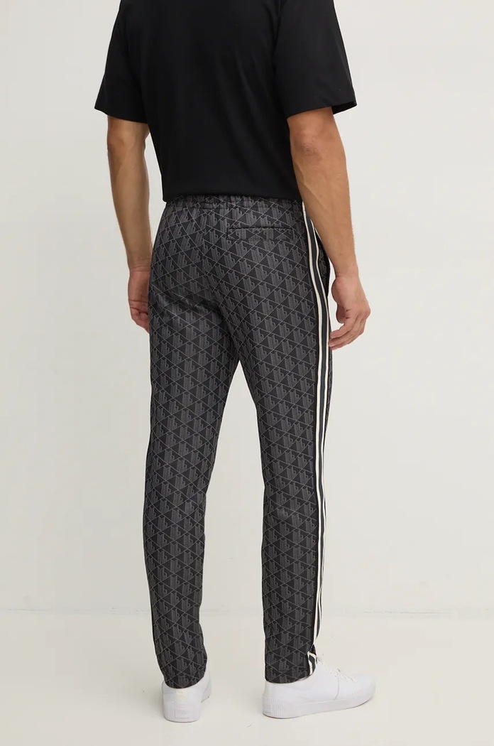 Îmbrăcăminte Lacoste Pantaloni de trening bărbați cu bumbac XH1440 negru