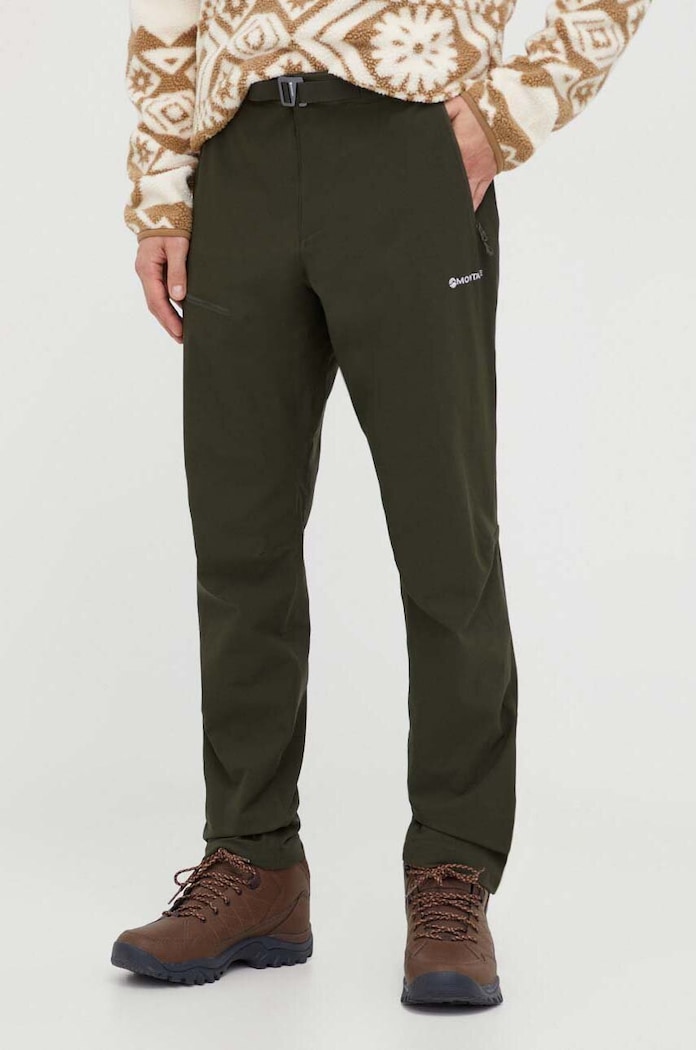 Montane szabadidős nadrág Tenacity sima zöld MTYPR15