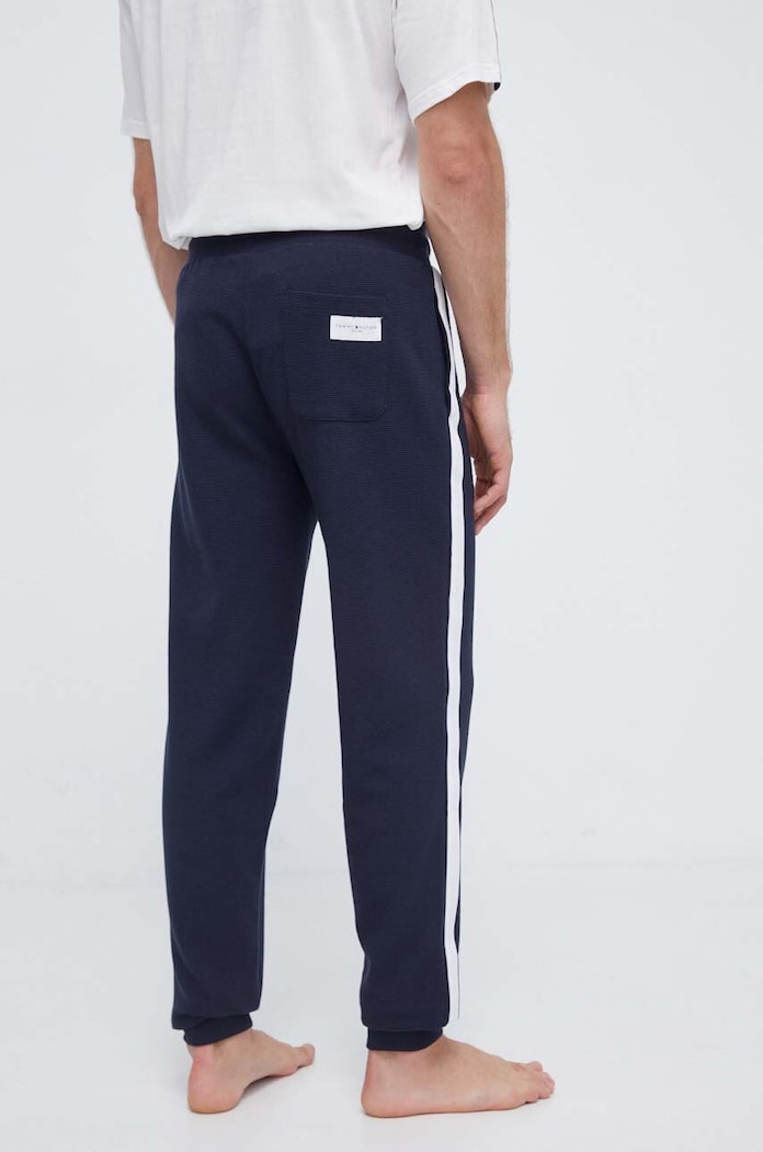 Oblečenie Bavlnené tepláky Tommy Hilfiger UM0UM03013 tmavomodrá