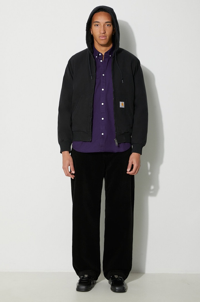 Carhartt WIP corduroy trousers I032297.8902 black AW25