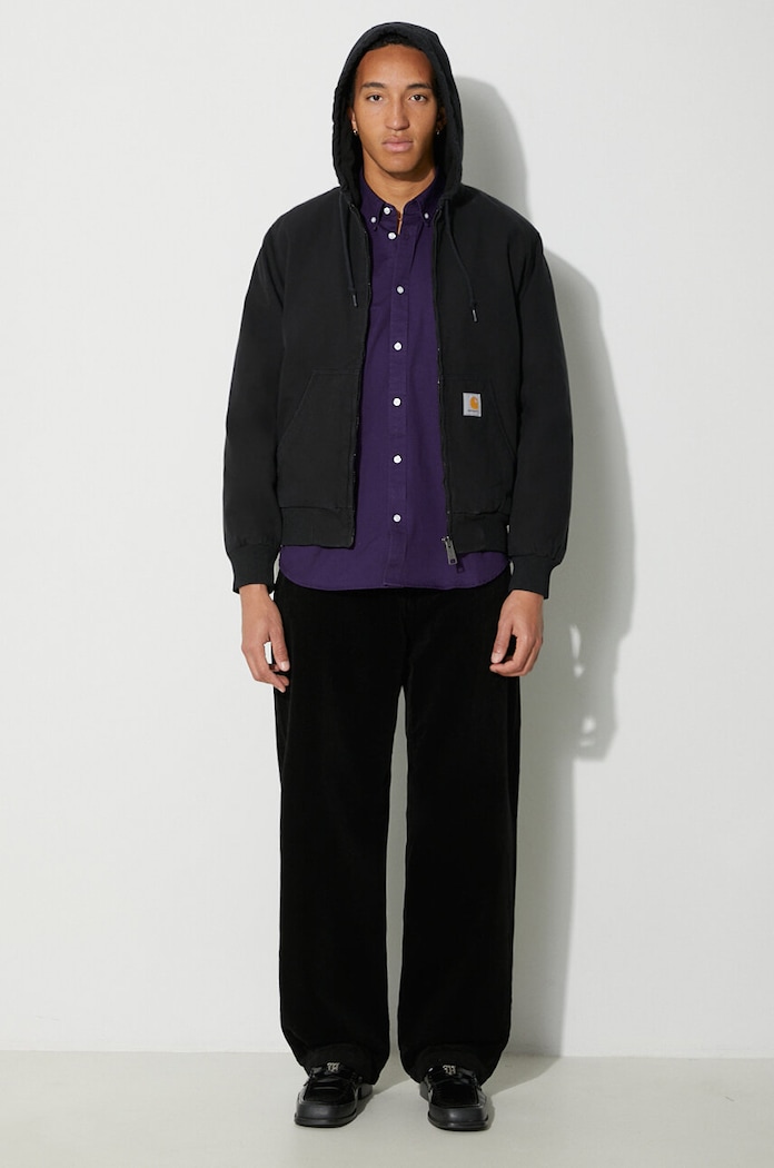 Carhartt WIP corduroy trousers I032297.8902 black AW25