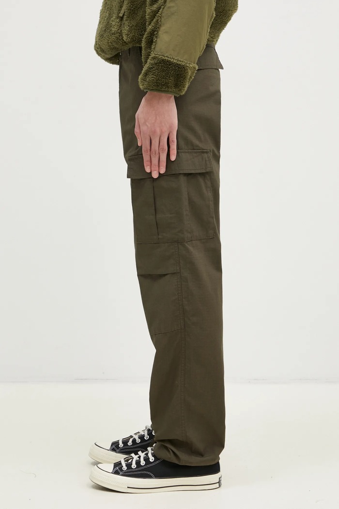 Хлопковые брюки Carhartt WIP I032468.6302 зелёный AA00