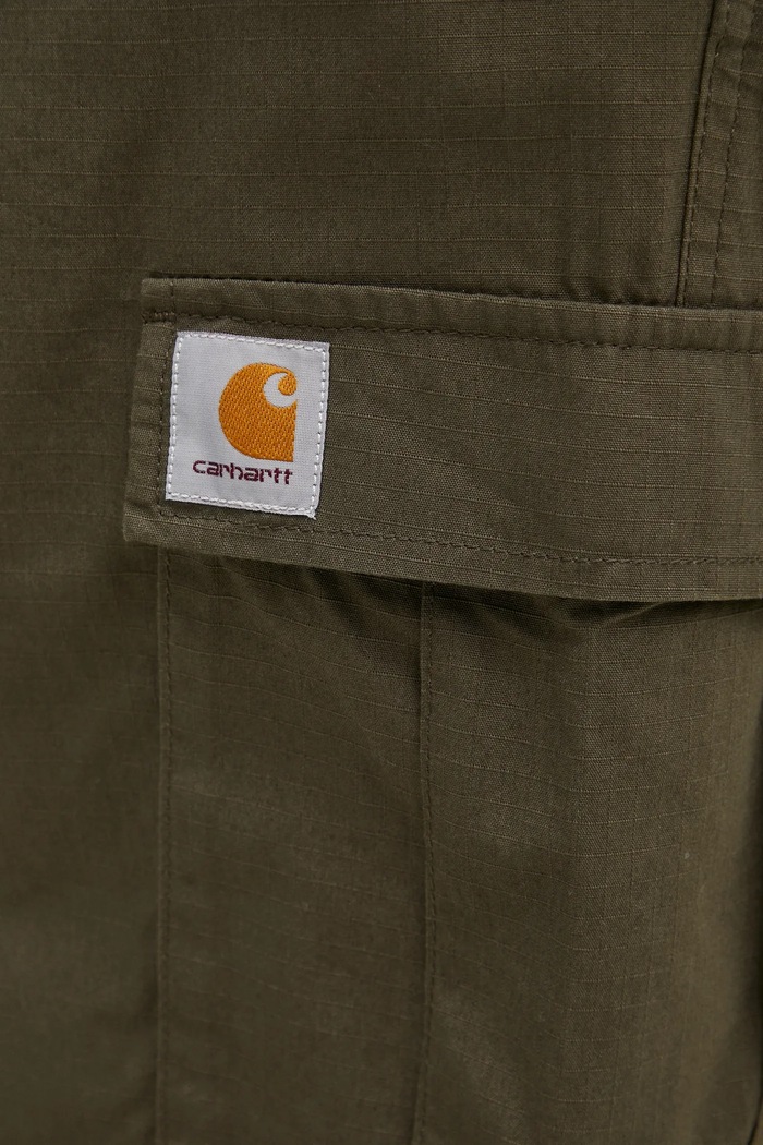 Хлопковые брюки Carhartt WIP зелёный I032468.6302