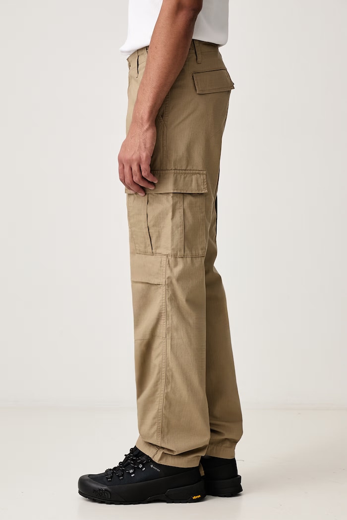 Pantaloni din bumbac pentru bărbați Carhartt WIP I032468.8Y02 bej