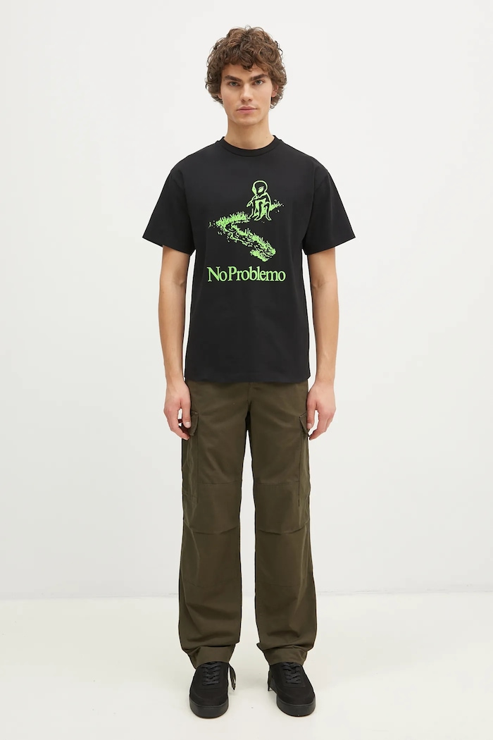 Carhartt WIP spodnie bawełniane Regular Cargo Pant I032467.6302 zielony