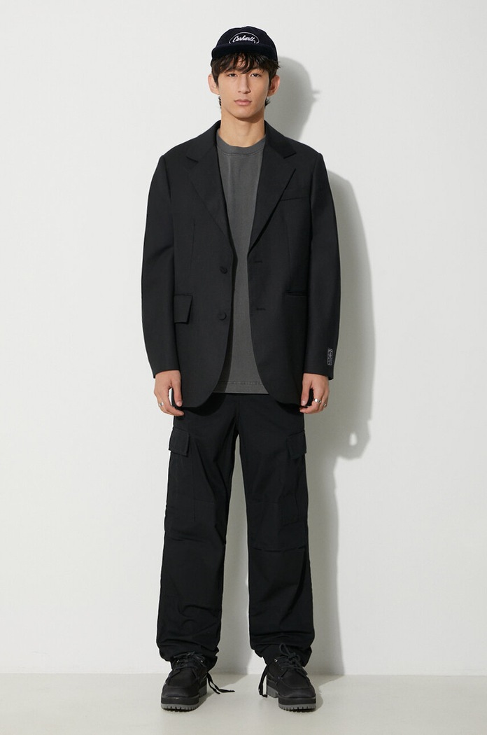 Памучен панталон Carhartt WIP I032467.8902 черен AW23