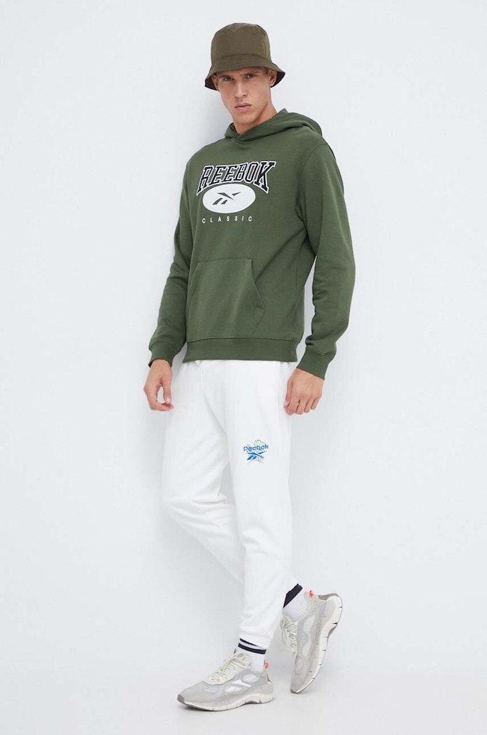 Reebok melegítőnadrág nyomtatásos fehér 100071823