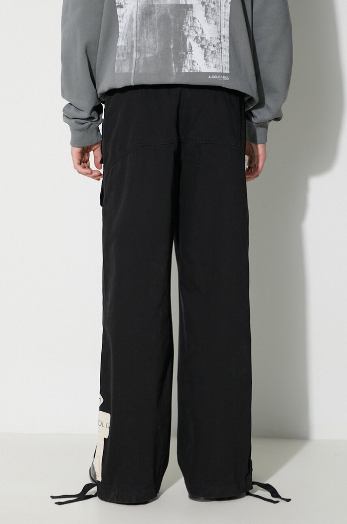 Clothing A-COLD-WALL* cotton trousers ANDO CARGO PANT ACWMB209A black
