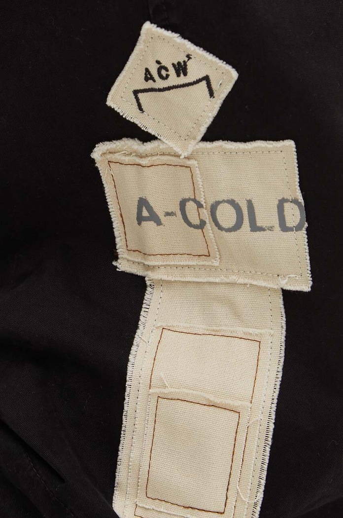 Bavlněné kalhoty A-COLD-WALL* ANDO CARGO PANT ACWMB209A černá