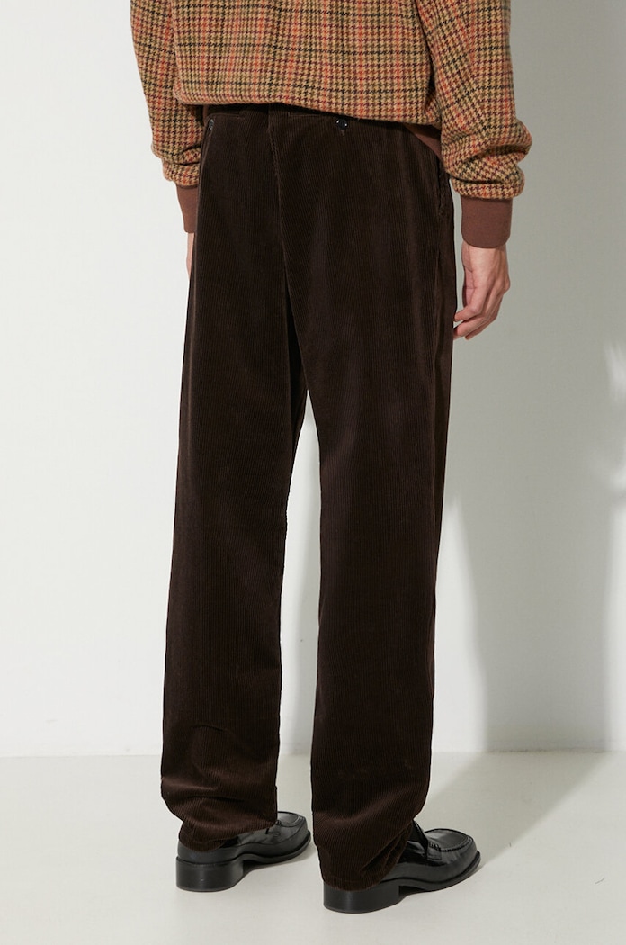 Ρούχα Κοτλέ παντελόνι Norse Projects Aros N25.0348.2022 καφέ