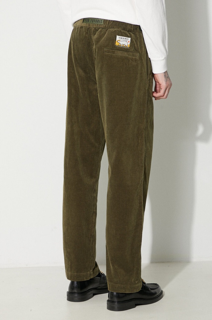 Дрехи Джинсов панталон Human Made Corduroy Easy HM26PT017 зелен