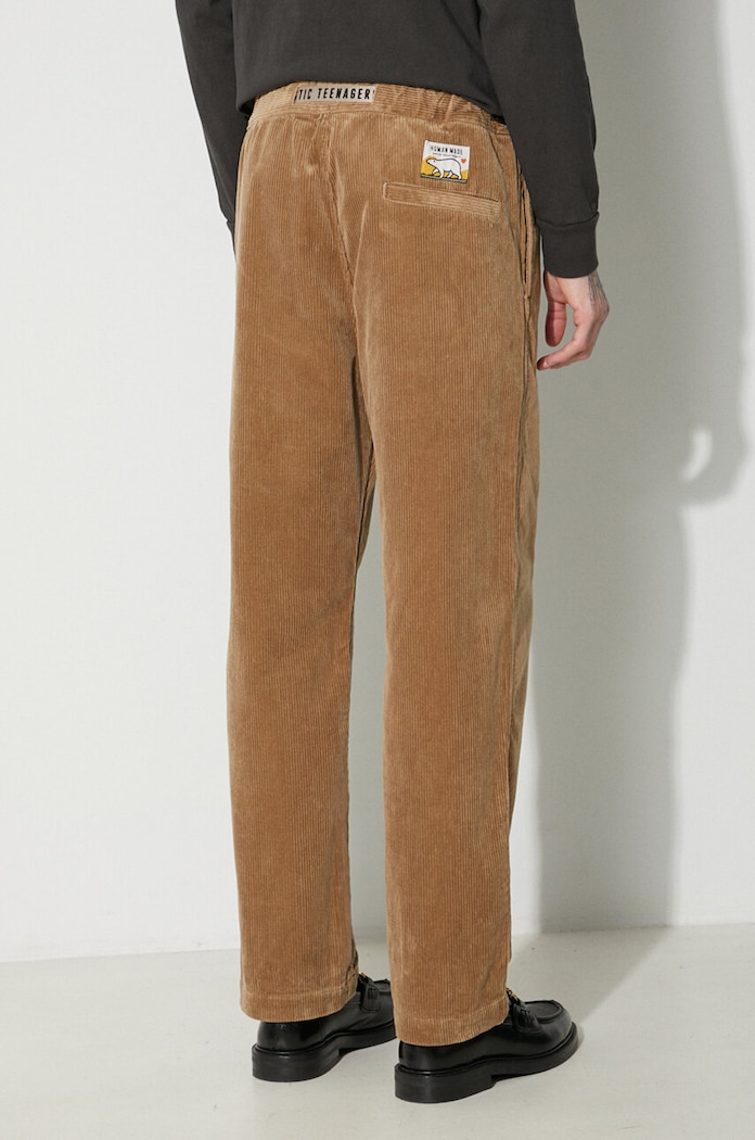 Дрехи Джинсов панталон Human Made Corduroy Easy HM26PT017 бежов