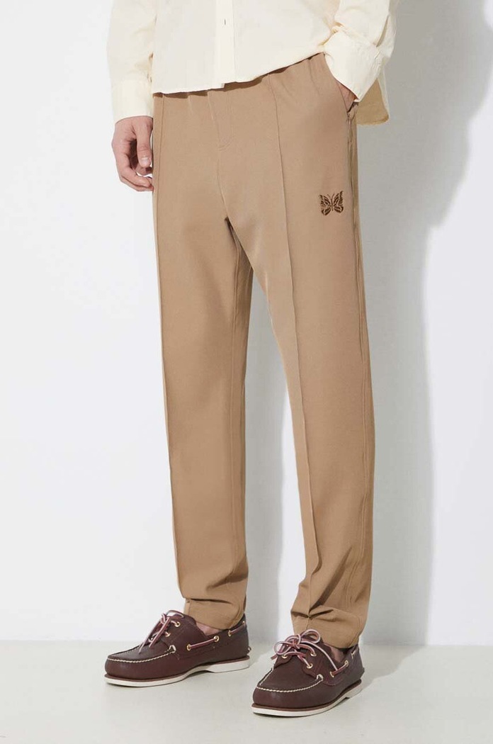 Kalhoty Needles W.U. Pant Cavalry Twill zelená NS153