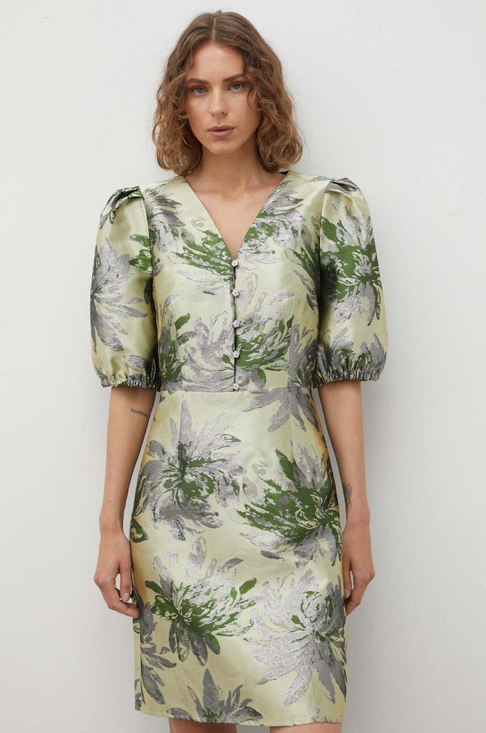 Šaty Bruuns Bazaar BBW3465 zelená AW23