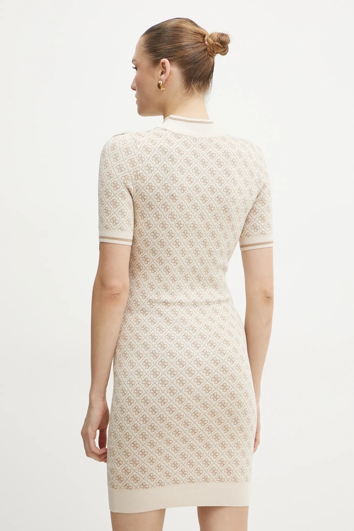 Oblečení Šaty Guess W3YK39.Z37K0 béžová