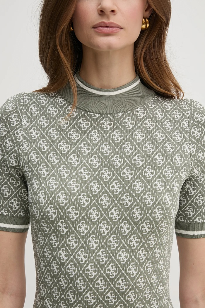 Haljina Guess W3YK39.Z37K0 zelena