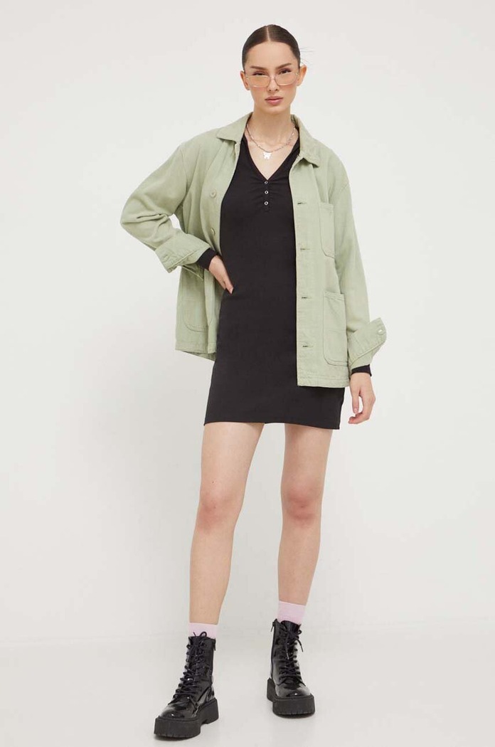 Šaty Tommy Jeans DW0DW15880 čierna AW23