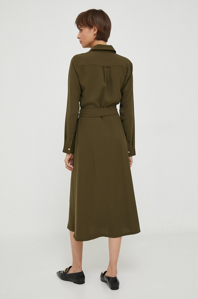 Odzież Lauren Ralph Lauren sukienka 250853337 zielony