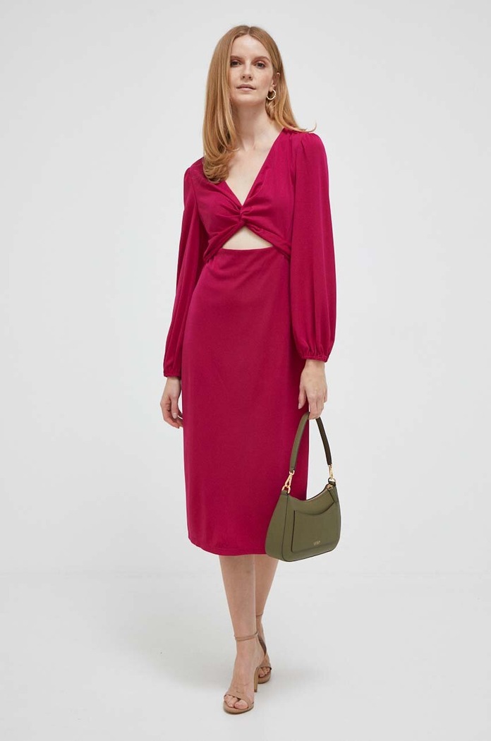 Φόρεμα Lauren Ralph Lauren 250909133 ροζ AW23