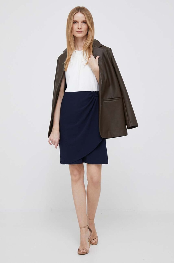 Obleka Dkny DD3C1948 mornarsko modra AW23