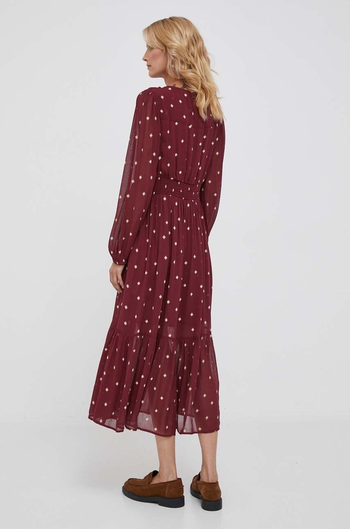 Φόρεμα Pepe Jeans PL953359.0AA μπορντό AW23